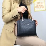 6371 N. BLACK / DARK BEIGE