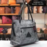 14038 METAL SILVER / BLACK